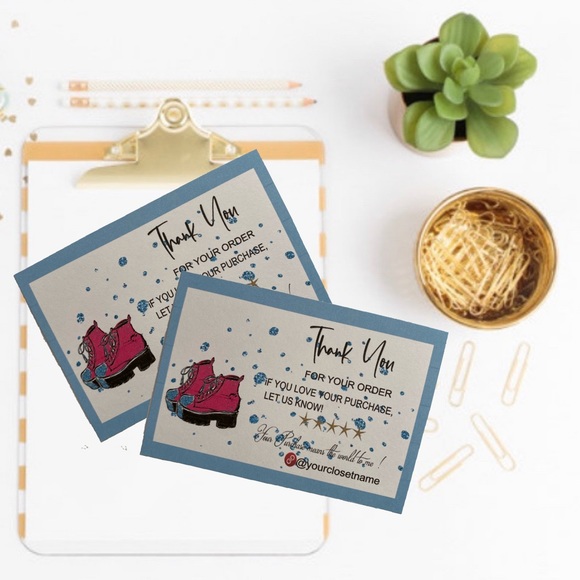 platform Shoes Thank You For your purchase cards - Picture 6 of 10